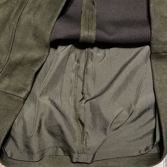 LOFT Green Suede Mini Skirt - Picture 5 of 5